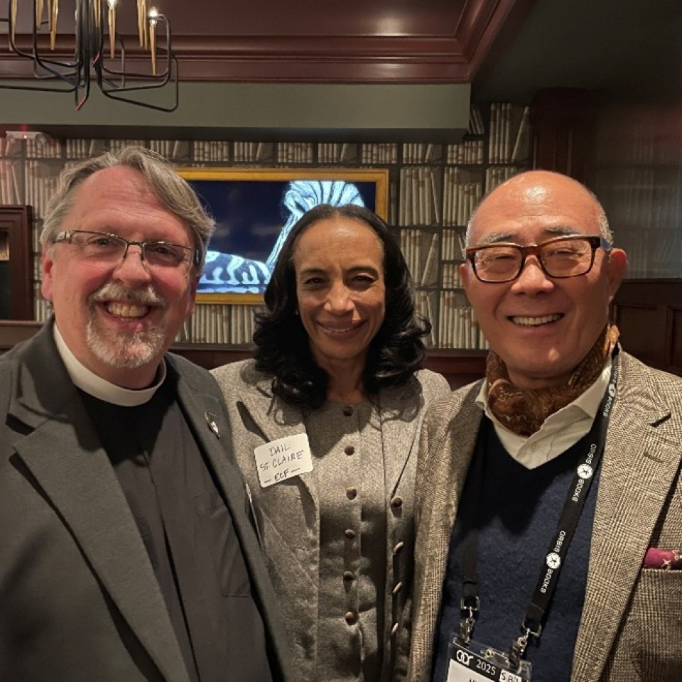 The Rev. Canon C.K. Robertson (1998 ECF Fellow), Dail St. Claire, The Rt. Rev. Allen Shin (2003 ECF Fellow)